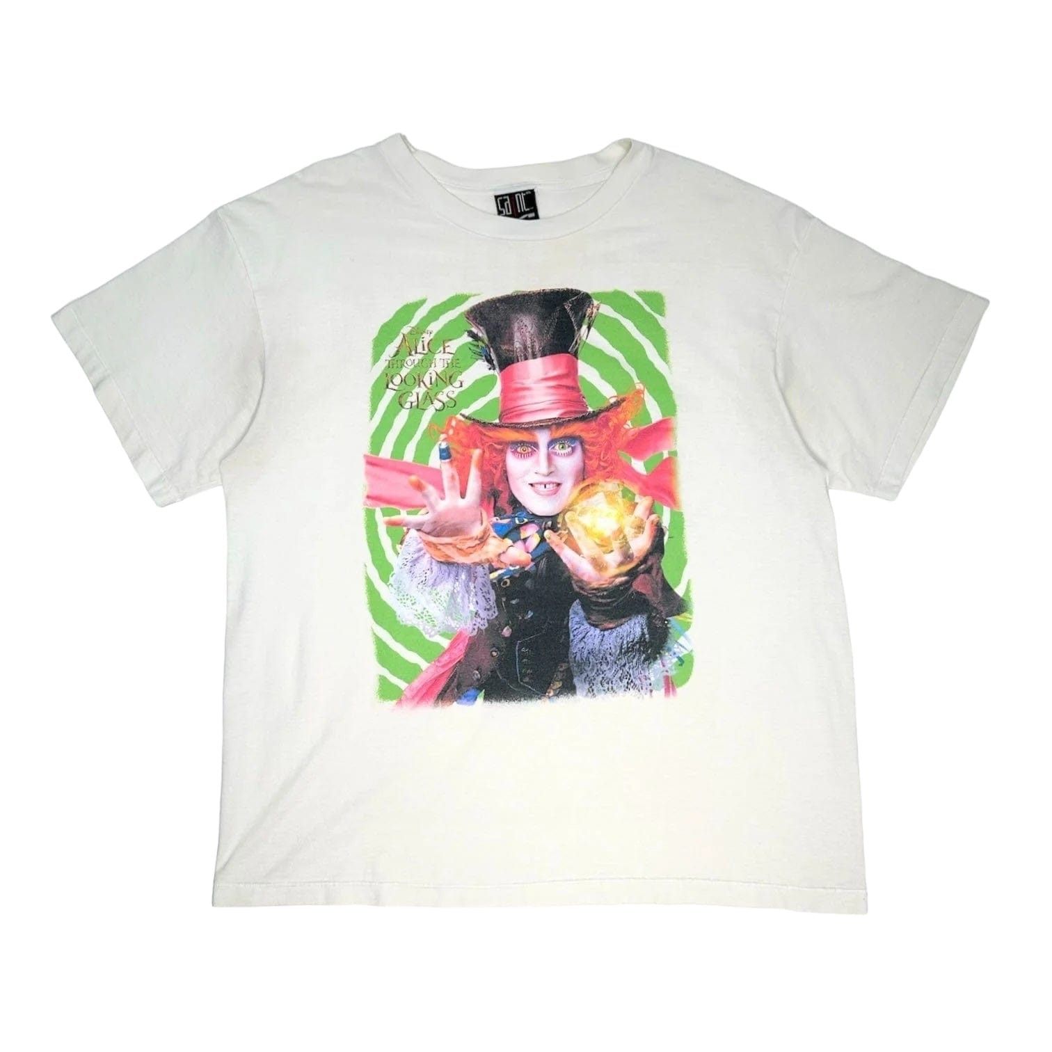 Pre-owned Saint Michael Mad Hatter Short Sleeve Tee Shirt Cream In White