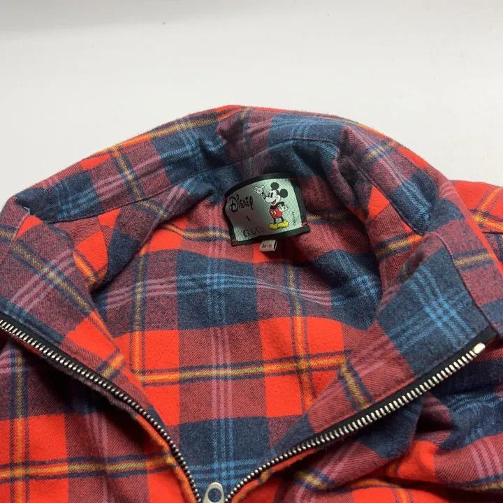 Gucci Gucci x Disney Embroidered Plaid Shirt Size US L / EU 52-54 / 3 - 8 Thumbnail
