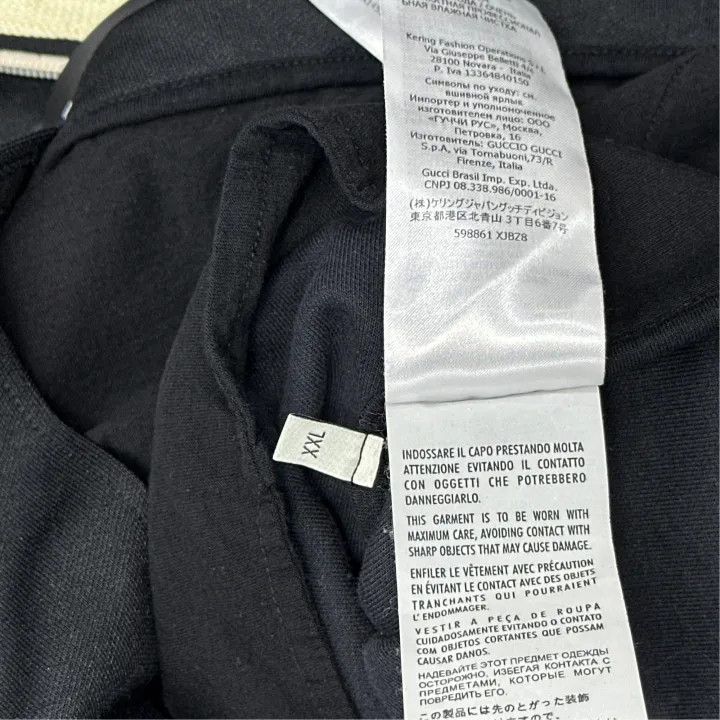 Gucci Gucci Black Logo Striped Long Sleeve Jacket Size US XXL / EU 58 / 5 - 3 Thumbnail