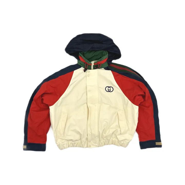 Gucci Gucci High Neck Color Block Jacket Size US L / EU 52-54 / 3 - 2 Thumbnail