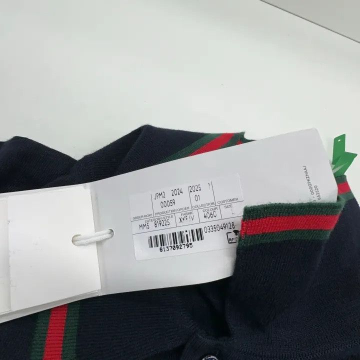 Gucci Gucci Short Sleeve Polo with Ribbed Edging Size US L / EU 52-54 / 3 - 5 Thumbnail