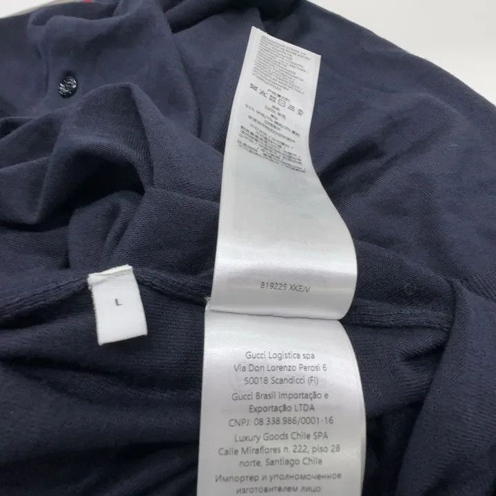 Gucci Gucci Short Sleeve Polo with Ribbed Edging Size US L / EU 52-54 / 3 - 6 Thumbnail