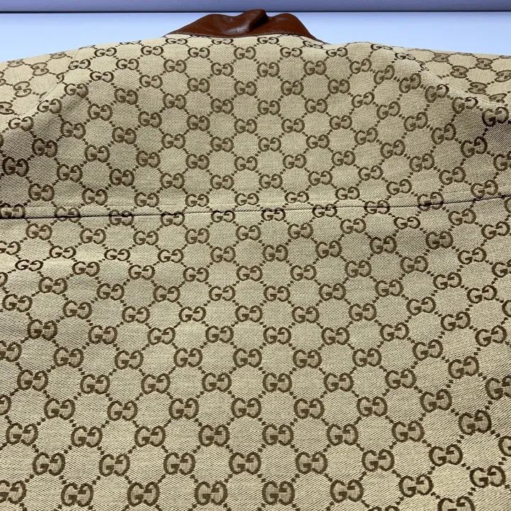 Gucci Gucci Brown Logo Print Zip Long Sleeve Jacket Size US M / EU 48-50 / 2 - 8 Thumbnail