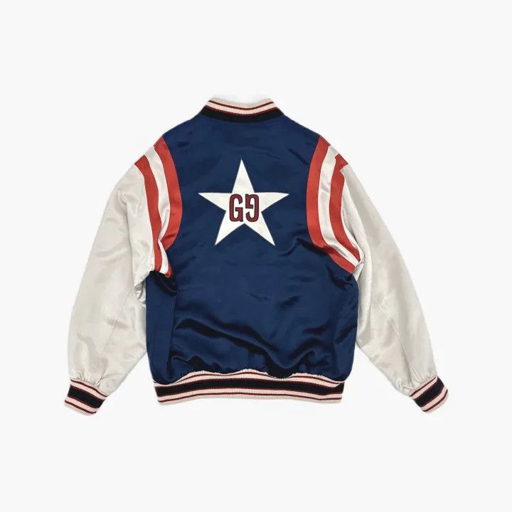 Gucci Gucci Color Block Logo Embroidered Jacket Size US L / EU 52-54 / 3 - 3 Thumbnail
