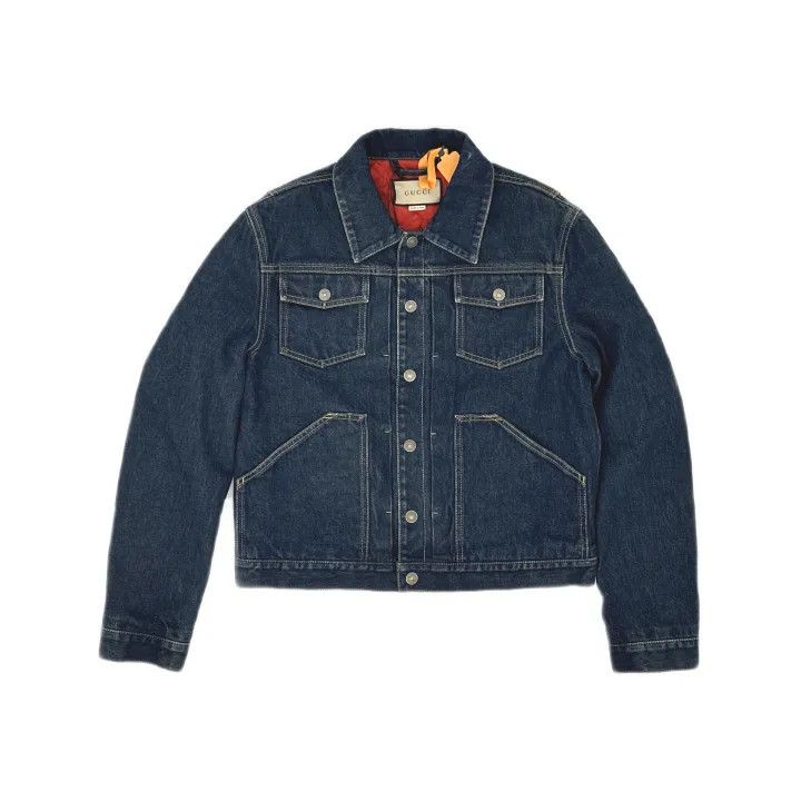 Gucci Gucci Denim Long Sleeve Jacket for Men Size US M / EU 48-50 / 2 - 2 Thumbnail