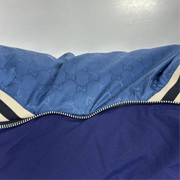 Gucci Gucci Blue Padded Down Jacket for Men Size US L / EU 52-54 / 3 - 5 Thumbnail