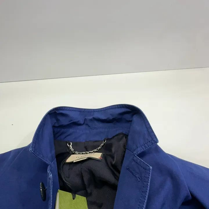 Gucci Gucci Blue Tiger Embroidered Suit Jacket Size US M / EU 48-50 / 2 - 8 Thumbnail