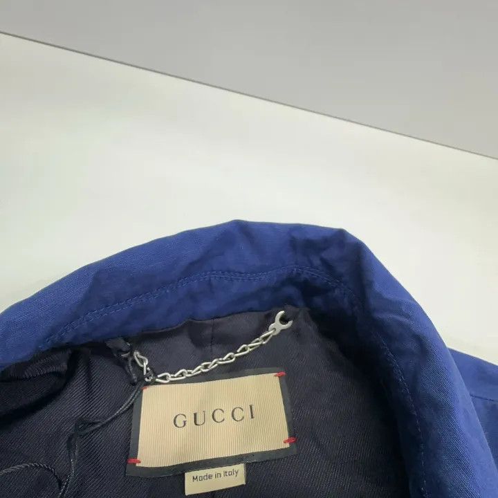 Gucci Gucci Blue Tiger Embroidered Suit Jacket Size US M / EU 48-50 / 2 - 4 Thumbnail