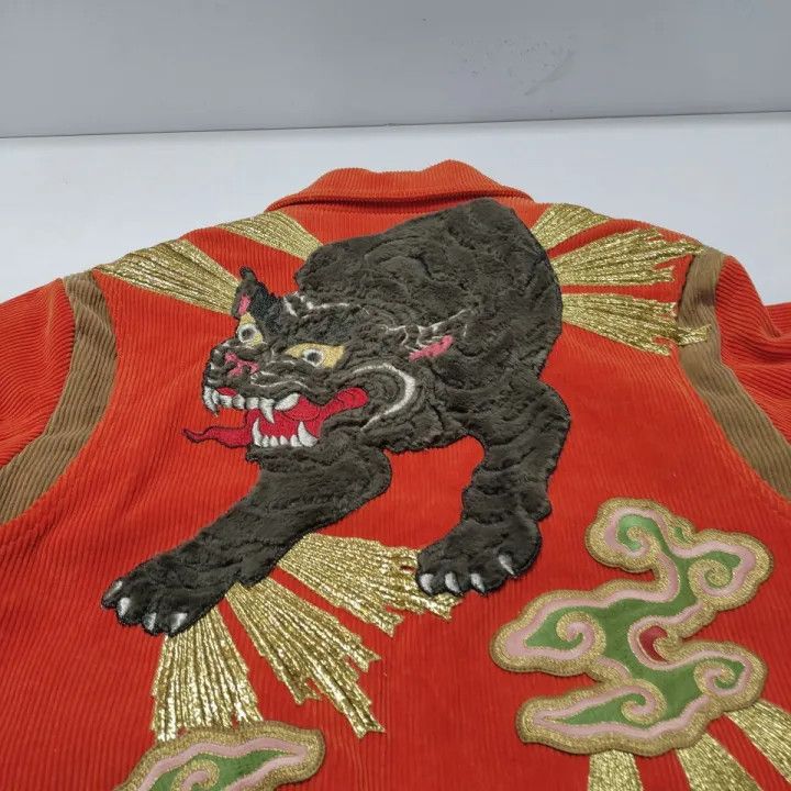 Gucci Gucci Red Embroidered Jacket Size US L / EU 52-54 / 3 - 7 Thumbnail
