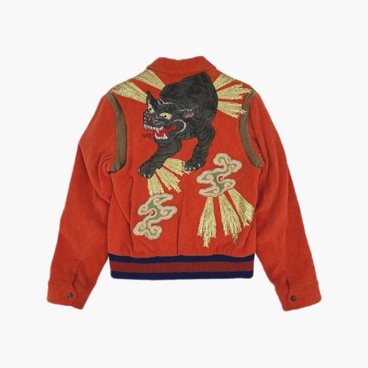 Gucci Gucci Red Embroidered Jacket Size US L / EU 52-54 / 3 - 3 Thumbnail