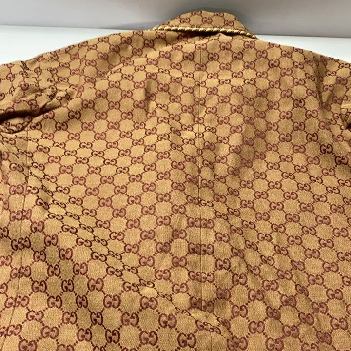 Gucci Gucci Red Printed Long Sleeve Blazer Size US M / EU 48-50 / 2 - 5 Thumbnail