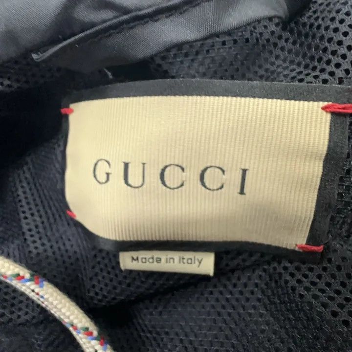 Gucci Gucci Men's Black Zip-Up Hooded Jacket Size US M / EU 48-50 / 2 - 4 Thumbnail