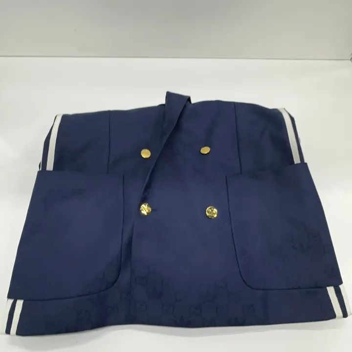 Gucci Gucci x Adidas Blue Double-Breasted Jacket Size US L / EU 52-54 / 3 - 11 Thumbnail