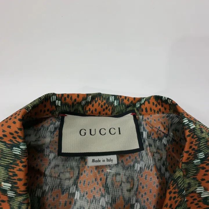 Gucci Gucci Floral Printed Silk Shirt for Men Size US M / EU 48-50 / 2 - 6 Thumbnail