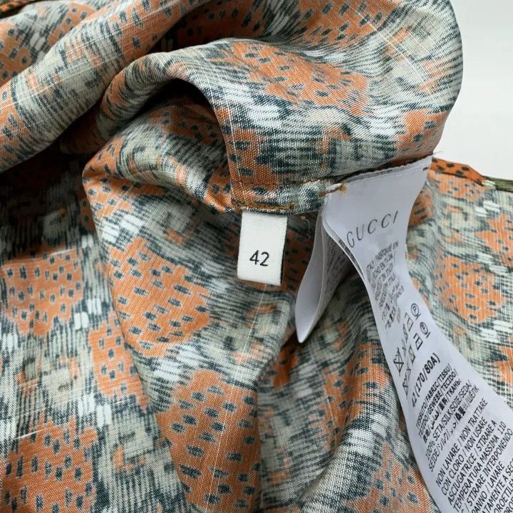 Gucci Gucci Floral Printed Silk Shirt for Men Size US M / EU 48-50 / 2 - 4 Thumbnail
