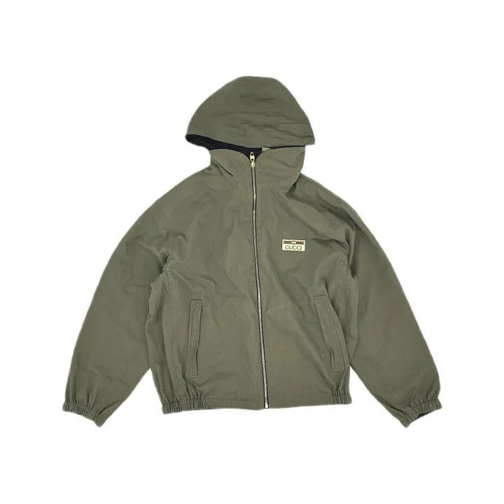 Gucci Gucci Logo Embroidered Nylon Cotton Jacket Size US M / EU 48-50 / 2 - 2 Thumbnail