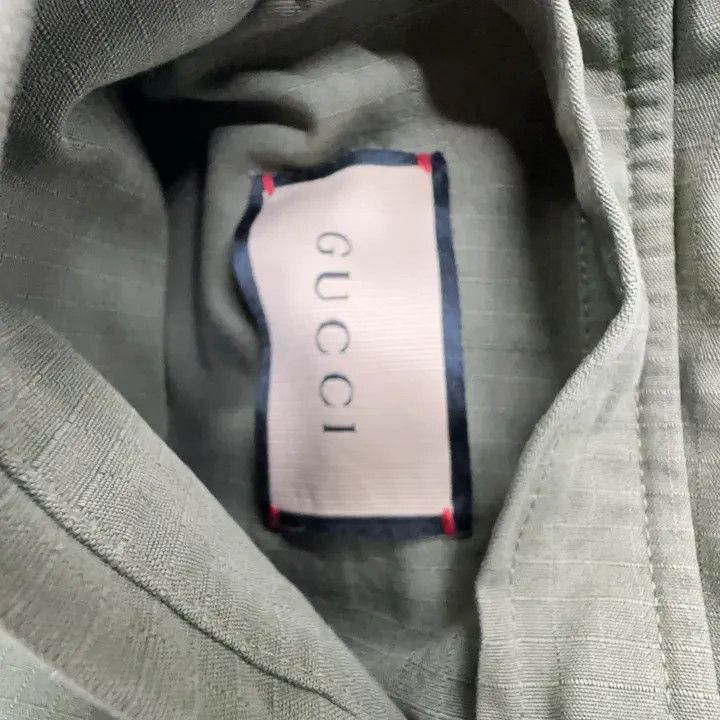 Gucci Gucci Logo Embroidered Nylon Cotton Jacket Size US M / EU 48-50 / 2 - 9 Thumbnail