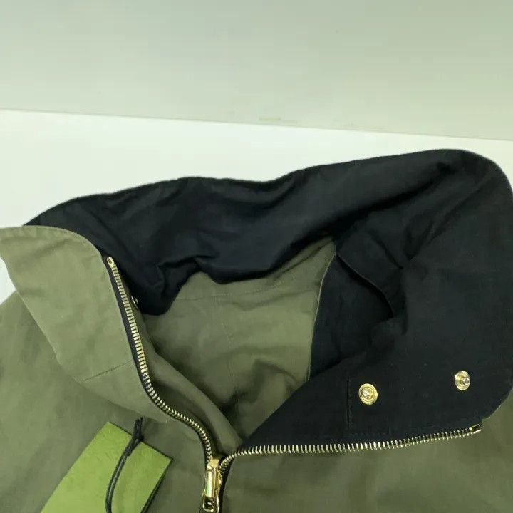 Gucci Gucci Logo Embroidered Nylon Cotton Jacket Size US M / EU 48-50 / 2 - 12 Thumbnail