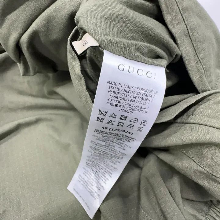 Gucci Gucci Logo Embroidered Nylon Cotton Jacket Size US M / EU 48-50 / 2 - 7 Thumbnail