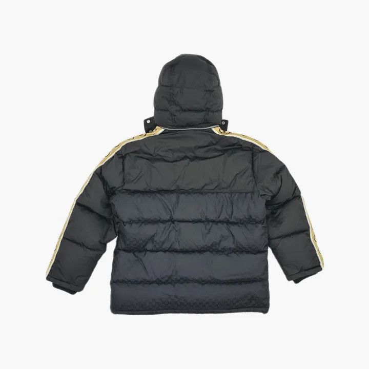 Gucci Gucci Black Printed Hooded Down Jacket Size US L / EU 52-54 / 3 - 3 Thumbnail