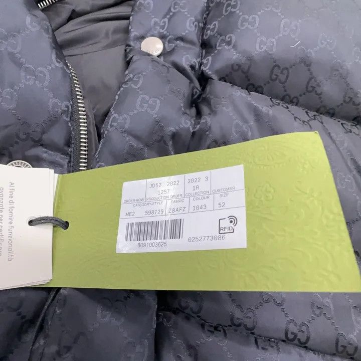 Gucci Gucci Black Puffer Jacket with Hood Size US L / EU 52-54 / 3 - 4 Thumbnail