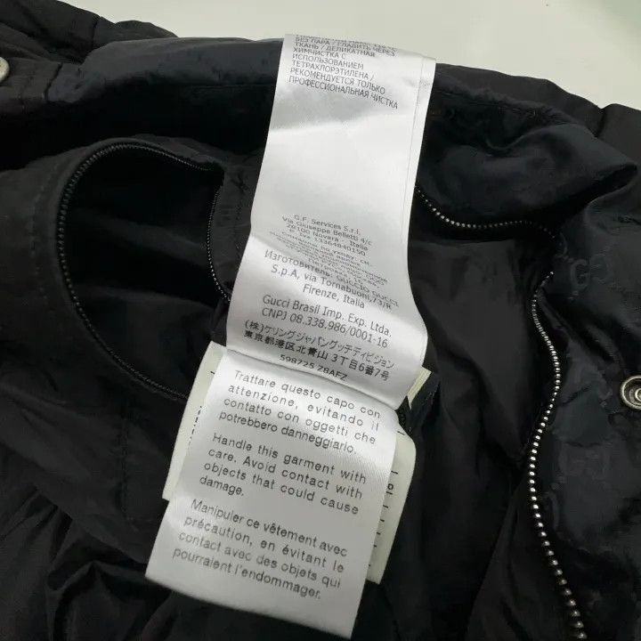 Gucci Gucci Black Puffer Jacket with Hood Size US L / EU 52-54 / 3 - 6 Thumbnail