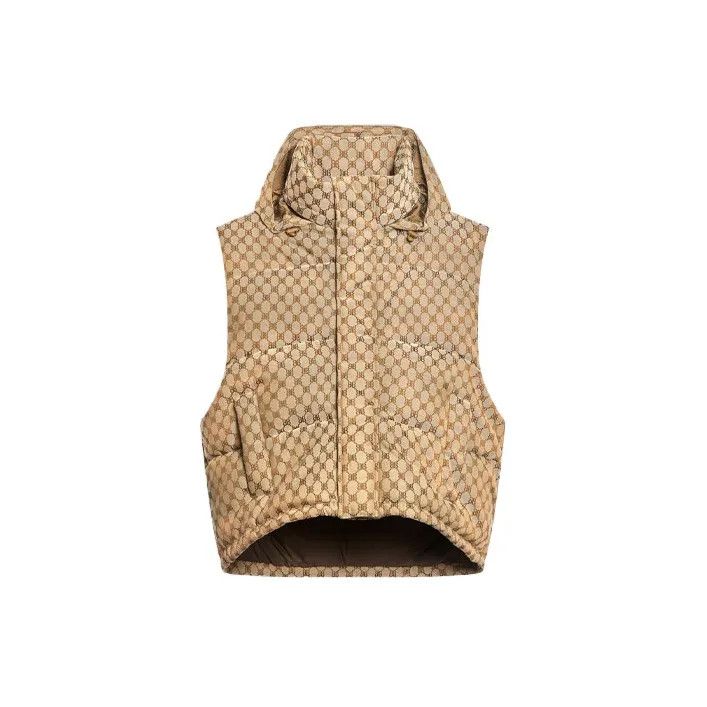 Balenciaga Balenciaga x Gucci Hooded Vest in Beige Size US M / EU 48-50 / 2 - 2 Thumbnail