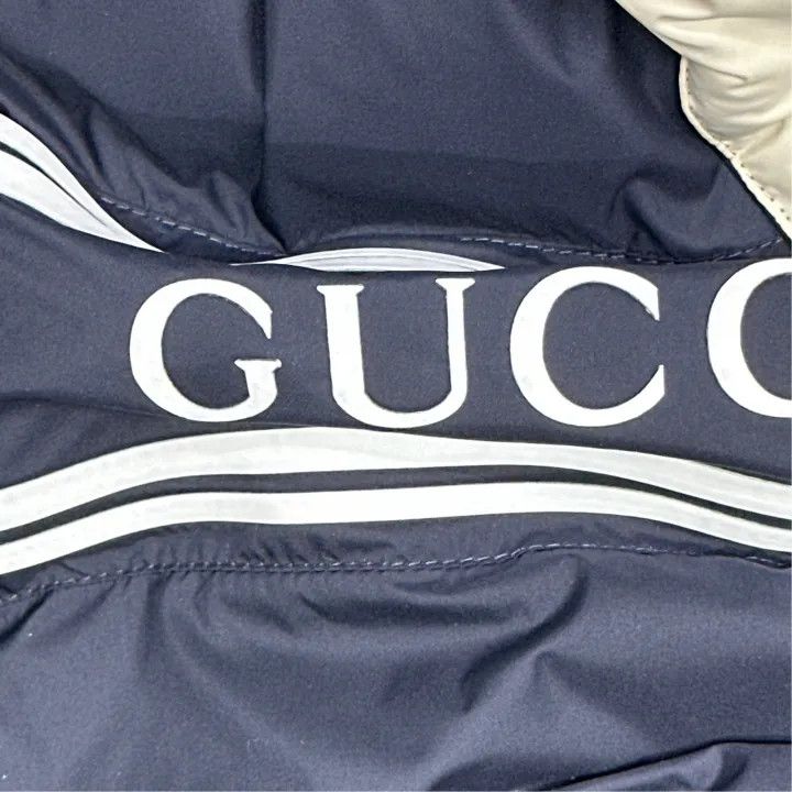 Gucci Gucci Navy Puffer Jacket with Detachable Hood Size US M / EU 48-50 / 2 - 6 Thumbnail