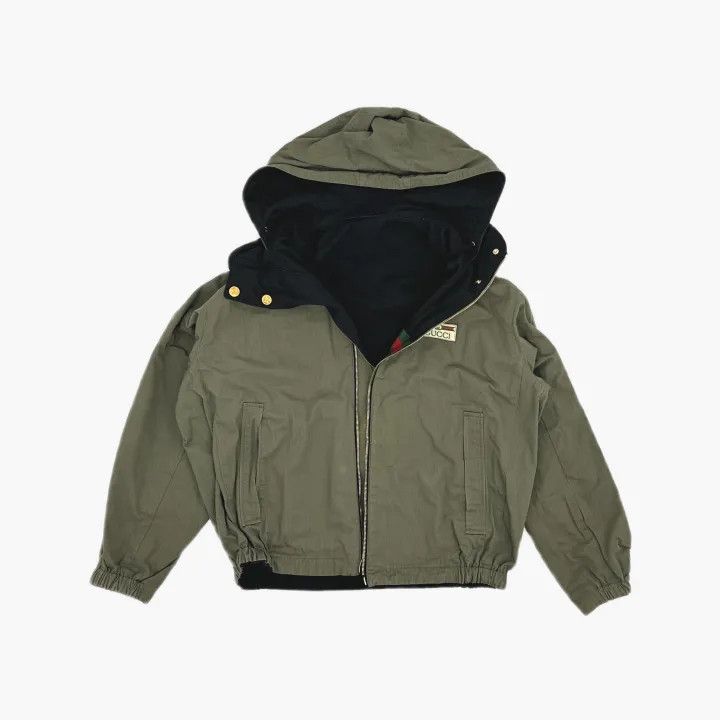 Gucci Gucci Logo Embroidered Nylon Jacket for Men Size US L / EU 52-54 / 3 - 4 Thumbnail