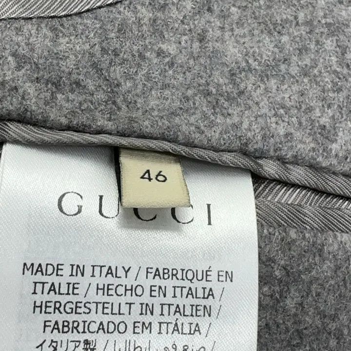 Gucci Gray Logo Casual Blazer for Men