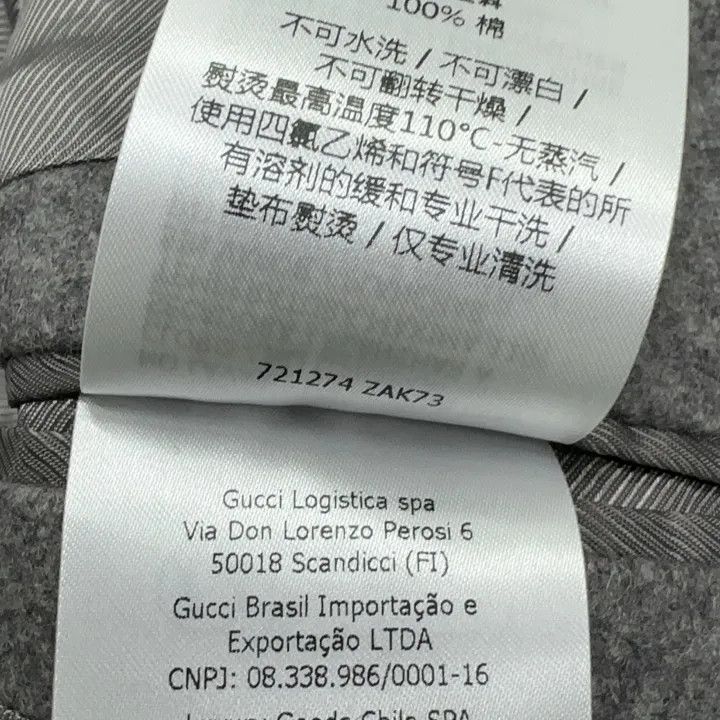 Gucci Gray Logo Casual Blazer for Men