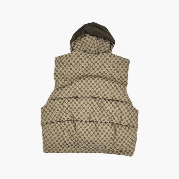 Balenciaga Balenciaga x Gucci Hooded Vest in Khaki Size US S / EU 44-46 / 1 - 3 Thumbnail