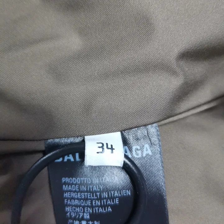 Balenciaga Balenciaga x Gucci Hooded Vest in Khaki Size US S / EU 44-46 / 1 - 5 Thumbnail
