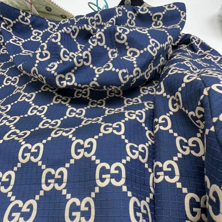 Gucci Gucci Patterned Zip-Up Hooded Jacket Size US L / EU 52-54 / 3 - 4 Thumbnail