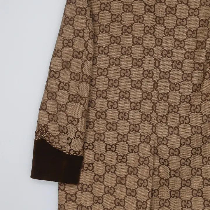 Gucci Gucci Brown GG Canvas Oversized Jacket Size US XXL / EU 58 / 5 - 10 Thumbnail