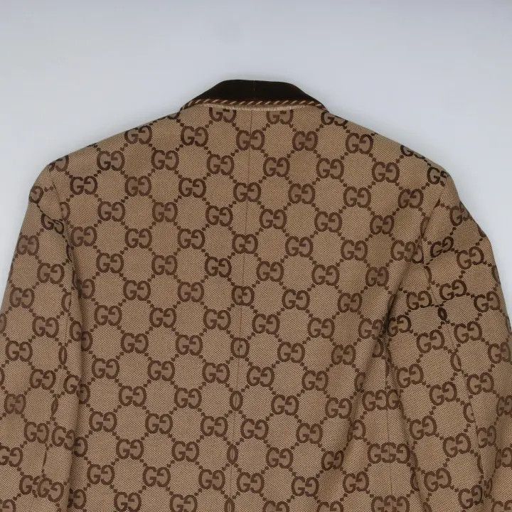 Gucci Gucci Brown GG Canvas Oversized Jacket Size US XXL / EU 58 / 5 - 9 Thumbnail