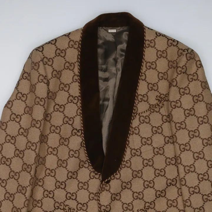 Gucci Gucci Brown GG Canvas Oversized Jacket Size US XXL / EU 58 / 5 - 3 Thumbnail