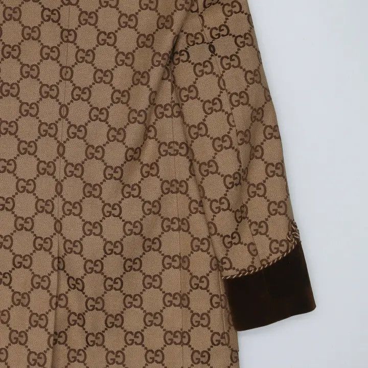 Gucci Gucci Brown GG Canvas Oversized Jacket Size US XXL / EU 58 / 5 - 11 Thumbnail