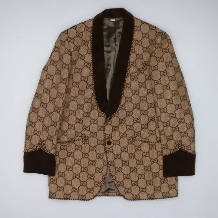 Gucci Gucci Brown GG Canvas Oversized Jacket Size US XXL / EU 58 / 5 - 2 Thumbnail