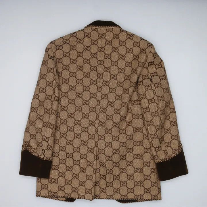 Gucci Gucci Brown GG Canvas Oversized Jacket Size US XXL / EU 58 / 5 - 8 Thumbnail