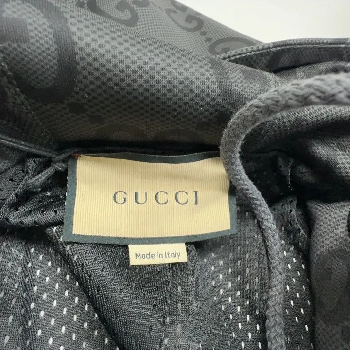 Gucci Gucci Logo Printed Hooded Jacket for Men Size US XXS / EU 40 - 3 Thumbnail