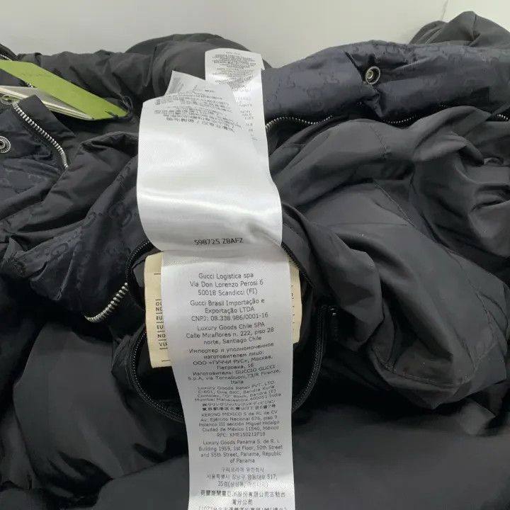 Gucci Gucci Black High Neck Hooded Down Jacket Size US M / EU 48-50 / 2 - 4 Thumbnail