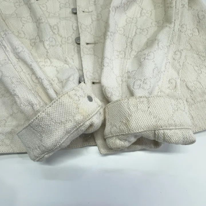 Gucci Gucci Gg Cotton Jacquard Long Sleeve Jacket Size US M / EU 48-50 / 2 - 11 Thumbnail