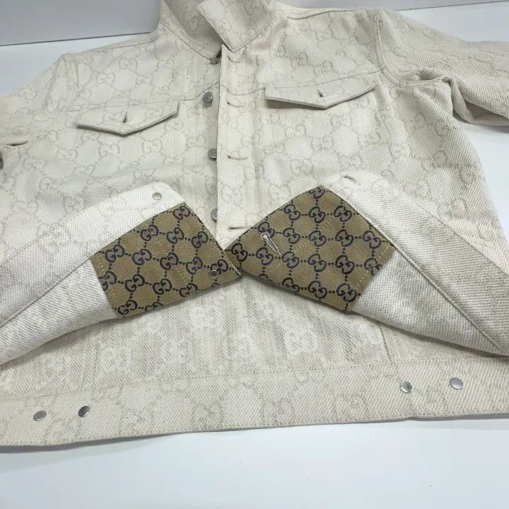 Gucci Gucci Gg Cotton Jacquard Long Sleeve Jacket Size US M / EU 48-50 / 2 - 9 Thumbnail