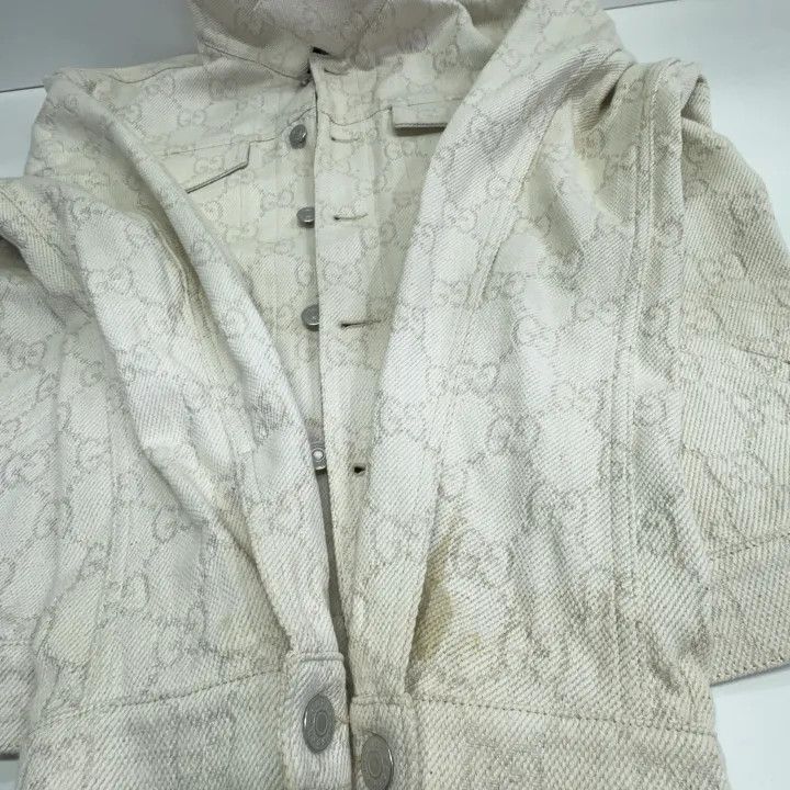 Gucci Gucci Gg Cotton Jacquard Long Sleeve Jacket Size US M / EU 48-50 / 2 - 10 Thumbnail