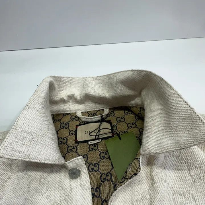 Gucci Gucci Gg Cotton Jacquard Long Sleeve Jacket Size US M / EU 48-50 / 2 - 8 Thumbnail