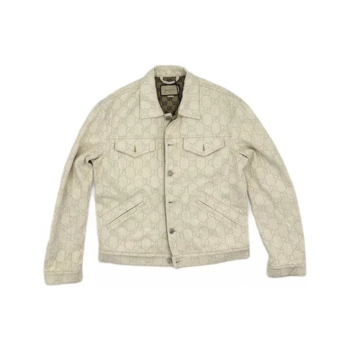 Gucci Gucci Gg Cotton Jacquard Long Sleeve Jacket Size US M / EU 48-50 / 2 - 2 Thumbnail