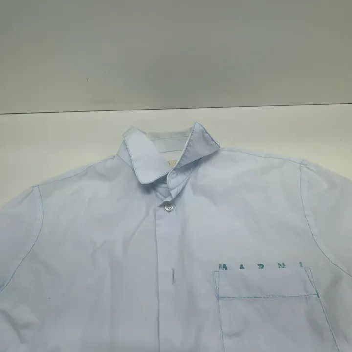 Marni Marni Casual Stylish Solid Color Shirt Size US L / EU 52-54 / 3 - 7 Thumbnail