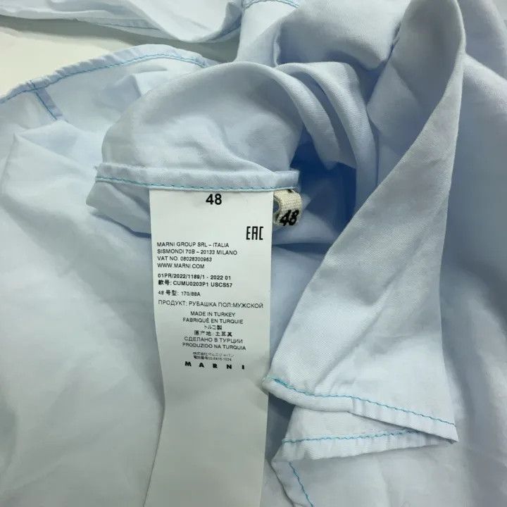 Marni Marni Casual Stylish Solid Color Shirt Size US L / EU 52-54 / 3 - 5 Thumbnail