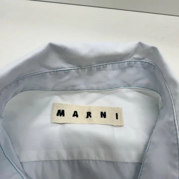 Marni Marni Casual Stylish Solid Color Shirt Size US L / EU 52-54 / 3 - 4 Thumbnail